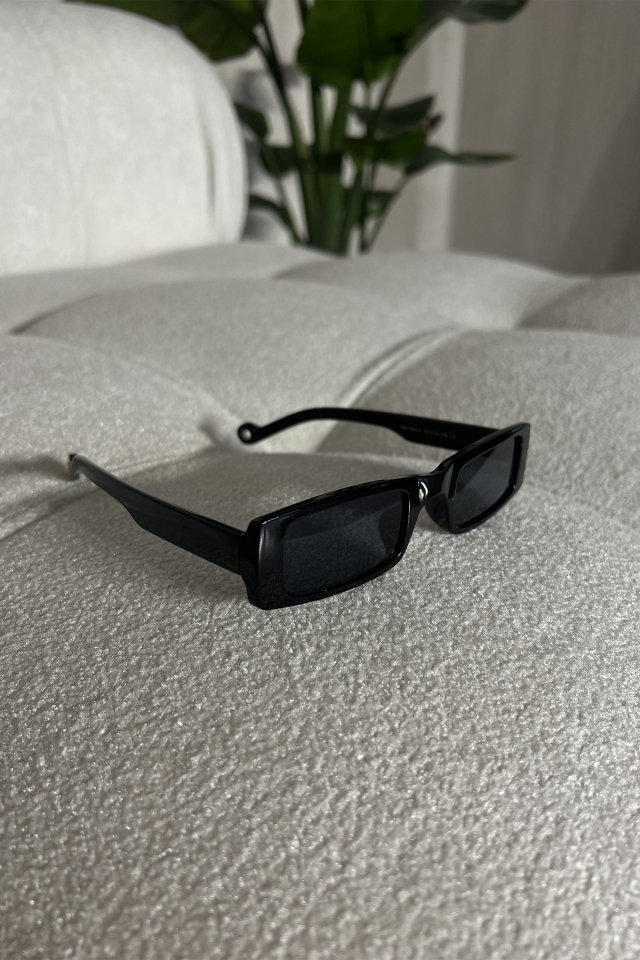 Black Rectangle Sunglasses ATE6748 - 3