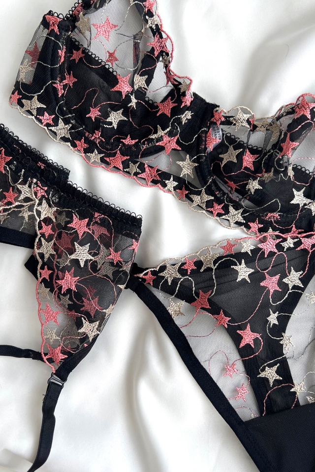 Black Star Detail Underwear ATE4468 - 1