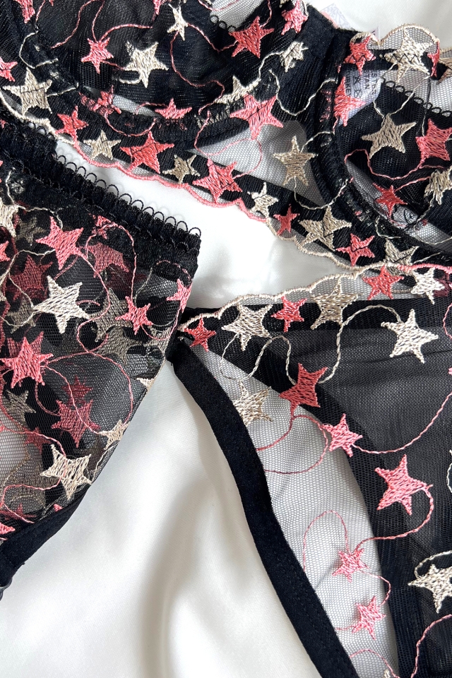 Black Star Detail Underwear ATE4468 - 2