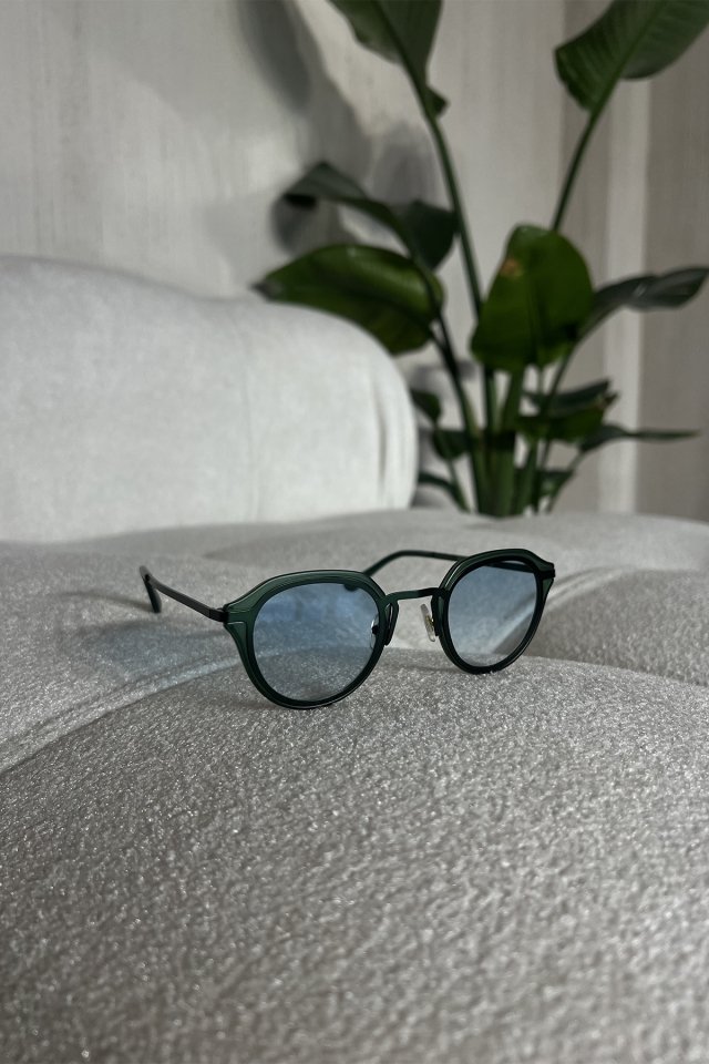 Black Thin Frame Sunglasses ATE6746 - 1