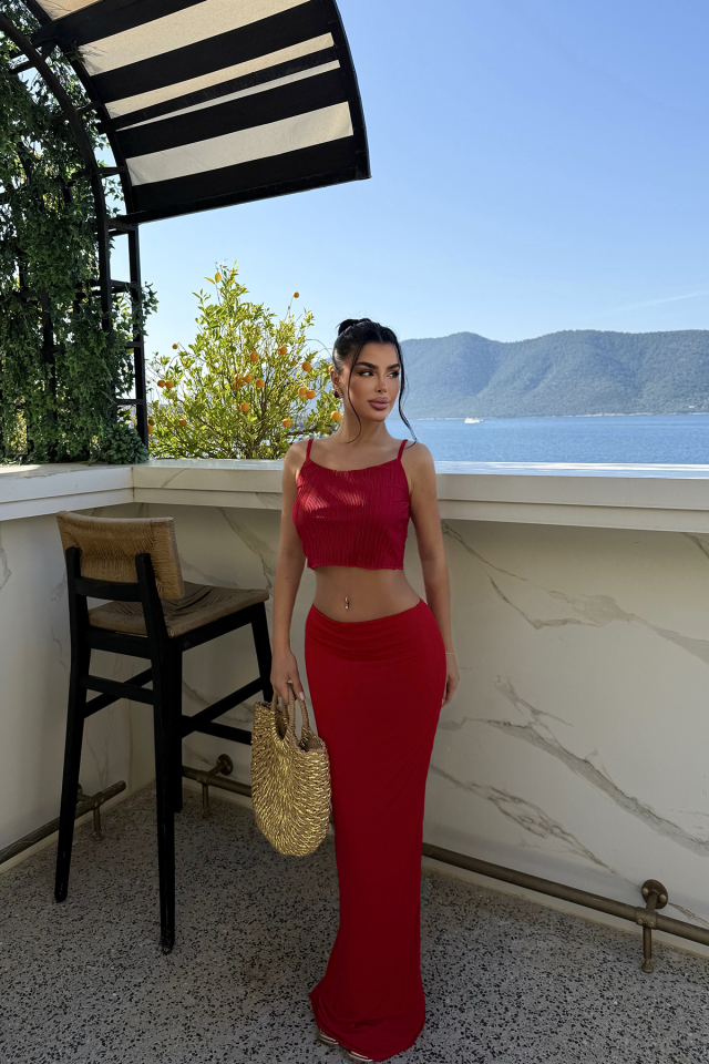 Kırmızı Bellezza Takım ATE-1583 - 2