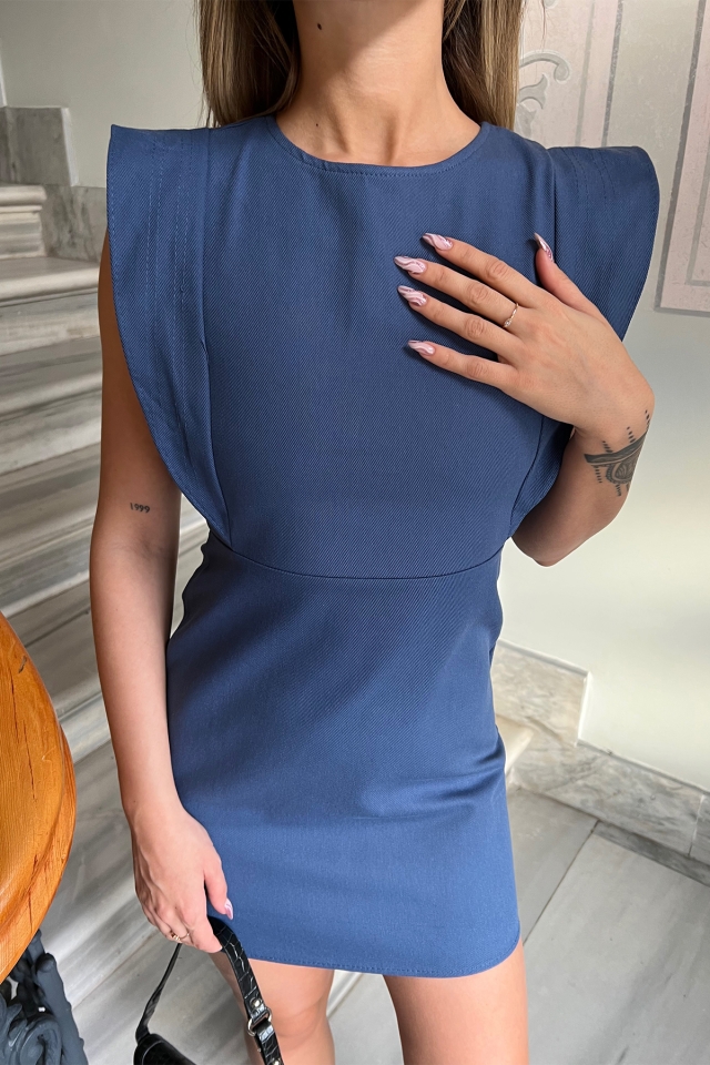 Mavi Basic Mini Elbise ATE4053 - 2