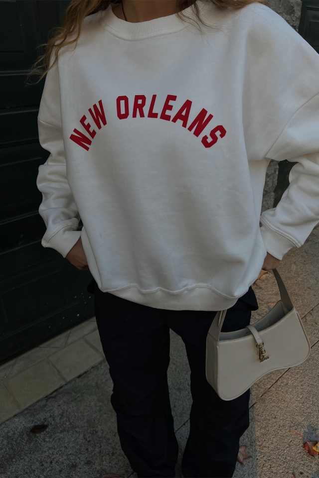 New Orleans Printed Oversize Sweat ATE2550 - 2