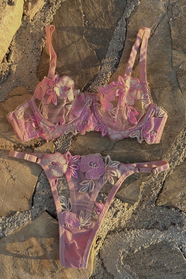 Pink Lace Detail Underwear ATEL2221 - 2