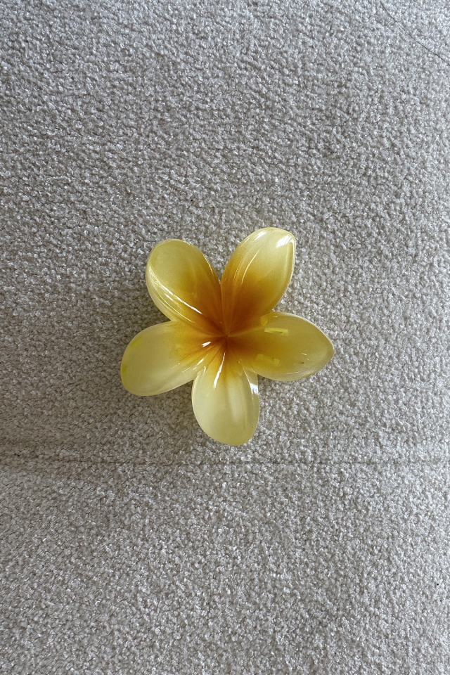 Sarı Çiçekli Lotus Toka ATEL2229 - 4