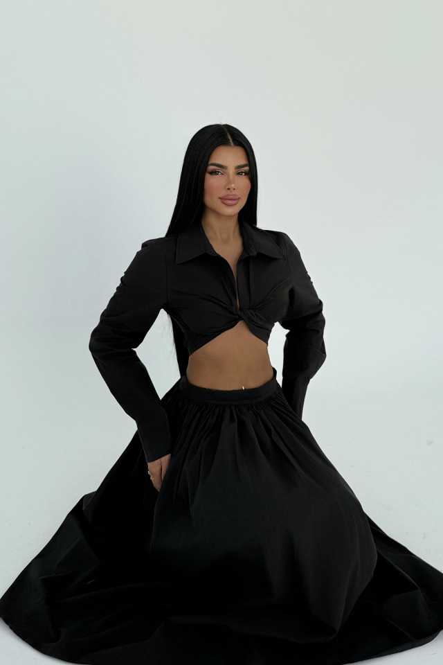Siyah Veuve Alt Üst Takım ATE-2321 - 2