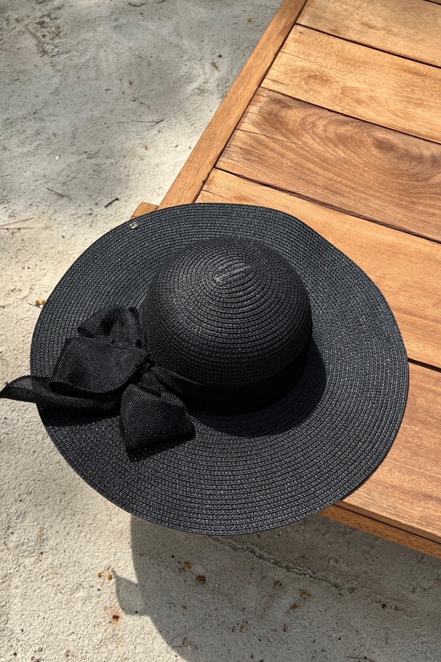 Siyah Hasır Şapka ATE6600 - 4
