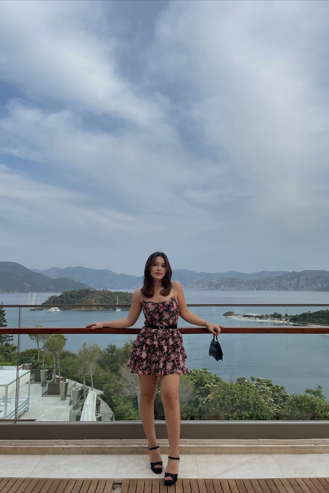 Parisa Çiçekli Elbise ATE1269 - 3