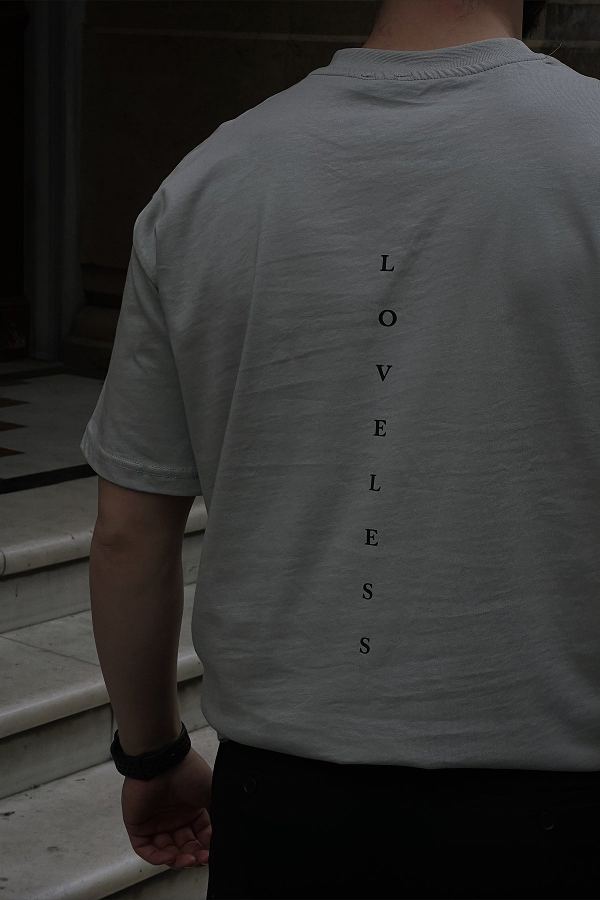 Taş Loveless Yazılı Tişört ATE4294 - 1