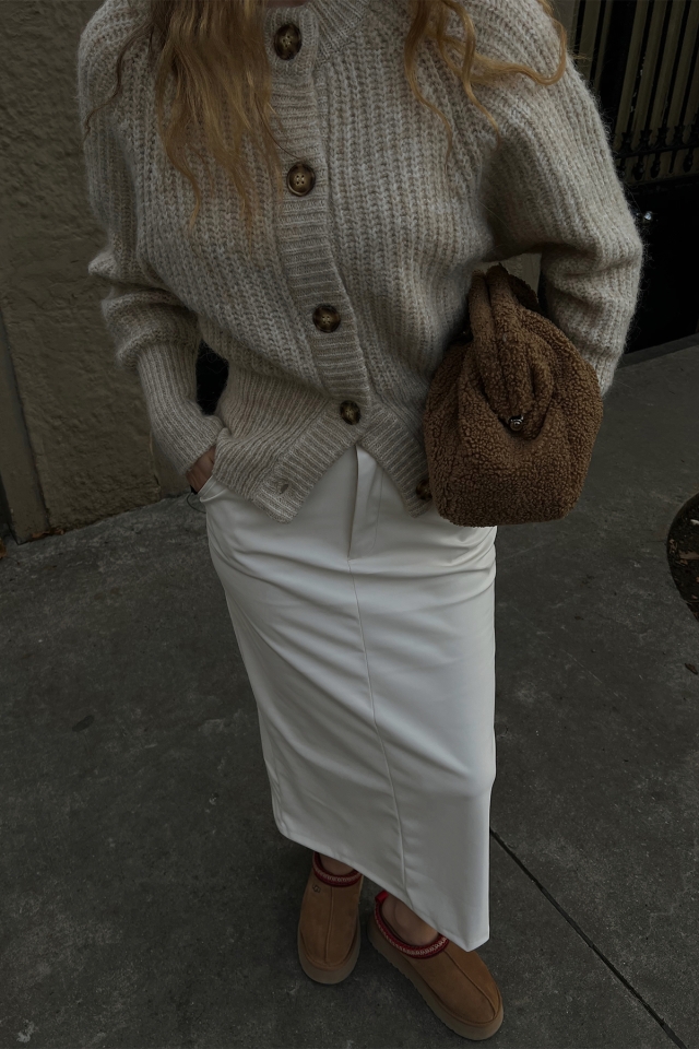 White Long Skirt ATE2927 - 2