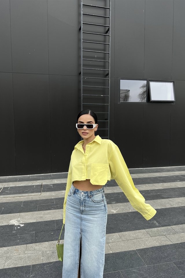 Yellow Buttoned Shirt ATE4321 